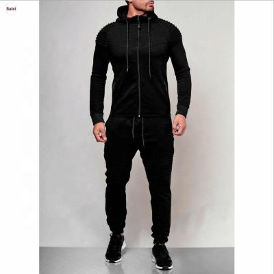 China Breathable 2021 New Arrivals Wholesale Mens Long Sleeve 2 Piece Hoodie Tracksuit Sets High Quality Jogging Suits For Mens Sports Wear for sale