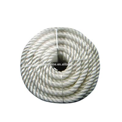 China Cotton Cord 3mm Cotton Twisted Rope Nature Color Cotton Rope for sale