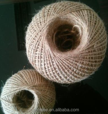 China Natural Jute China Jute Rope Twine in Ball Packing for sale