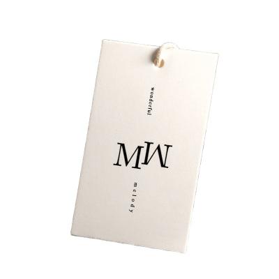 China Clothing Store Barcode Customized Label Logo Label Production Hanging Tags for sale