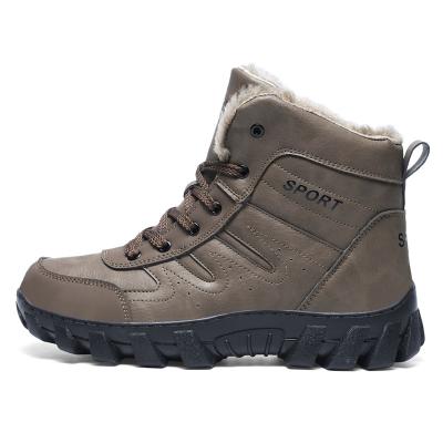 China Fashion trend high quality durable large size non-slip waterproof outdoor hiking boots for men for sale