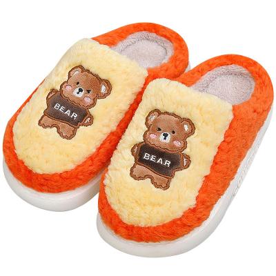 China Fashion Trend Fancy Winter Cotton Warm Slippers Waterproof Hairy Slippers Couple's Home Indoor Slippers For Women for sale