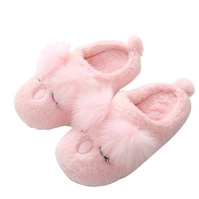 China Fashion Trend Spring Velvet Warm Slippers Comfortable Koala Indoor Slippers for sale