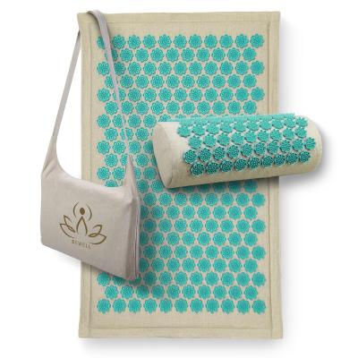 China Gillot Eco-Friendly Lotus Acupressure Mat Eco-Friendly Natural Linen And Rest Set Benefits Of Sleep for sale