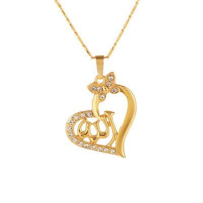 China BOHEMIA European and American fashion lady's heart necklace tide tide pendant wind for sale