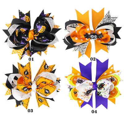 China New Fashionable Bow Hair Clip Halloween Hair Accessories For Girls Kids for sale