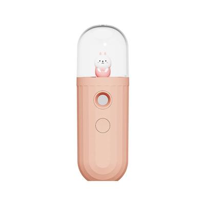 China Portable USB Mini Face Spray Nano Car Mist Diffusers Electric Steamer Moisturizing Skin Care Tools for sale