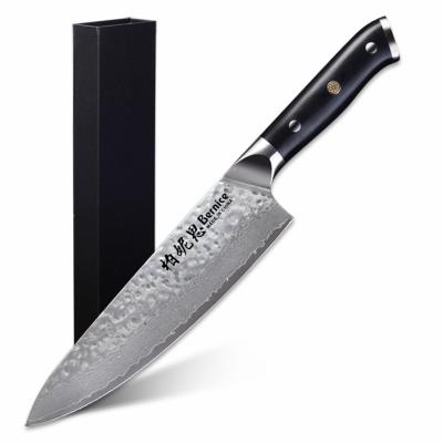 China Professinal 67layers Damascus VG10 Kitchen Viable Japanese Steel Chef Knife High Quality 8inch Handle for sale