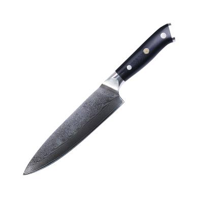 China Sustainable 8 Inch Damascus Steel Kitchen Chef Knife for sale