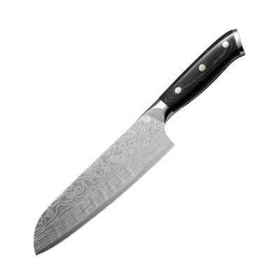 China Timhome Viable New Arrival Kitchen Chef German Steel Japanese Santoku Knife for sale