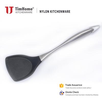 China Sustainable Food Grade Kitchenware Stainless Steel Handle Cookware Nylon Silicone for sale