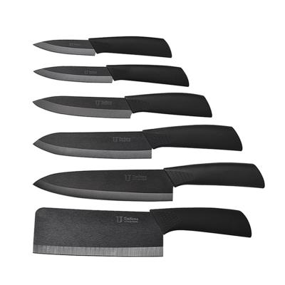 China Hot Selling Gift Box Viable Black Kitchen Blade Viable Black Kitchen Timhome Amazon Ceramic Knife for sale