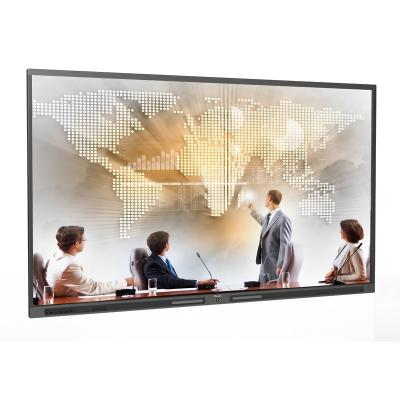 China Factory Wholesale High End Interactive Infrared Touch Screen Panel Interactive Flat Panel 86inches for sale