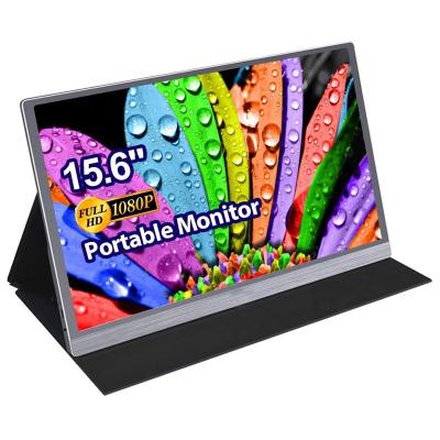 China Portable Monitor 15.6 Inch USB-C Full HD IPS Display 1080P Portable Touch Screen 15.6 Inch for sale