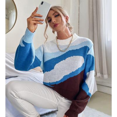 China Anti-wrinkle 2021 winter arrivals with big price turtle neck sweater for women's clothing knitted sweater for sale