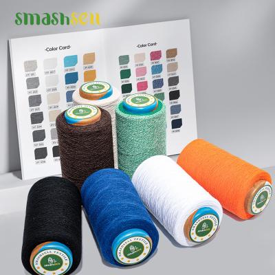 China Smashsell Anti-Static Multi Color Recycled Weave 12S Thread Crochet Yarn Nylon Puffy Cotton Combed Yarn for sale