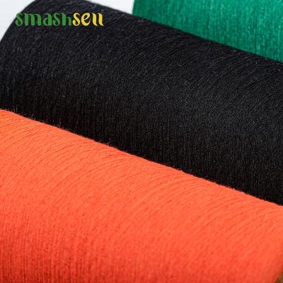 China SMASHSELL Anti-Static Black Color Regenerated Cotton Blend Polyester To Chatter Cvc 60/40 20S For Socks for sale