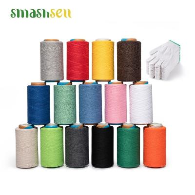 China Antistatic GRS Certified Mixed Open End Threads Cotton Polyester Ne21 Weaving Yarn For Knitting And Weaving for sale