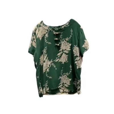 China Fashionable Second Hand Ladies Clothes Polyester Cotton Fast Delivery Women Mixed Colors Summer For Adults Used T-shirt for sale