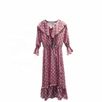 China Fashionable Used Apparel Fashion Quality Used Occasion Wear Sale Summer Long Dresses for sale