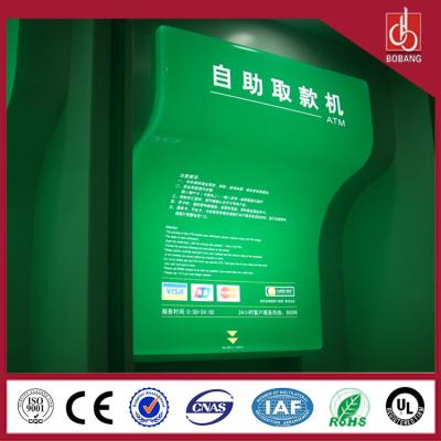 China hot selling vacuum forming LED outdoor advertising all bank signboard design for sale