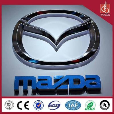 China Outdoor advertising acrylic light huge size led light 3D custom car logo with brand for sale