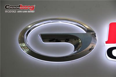 China car showroom electroplating ABS Chrome Car Logo for sale