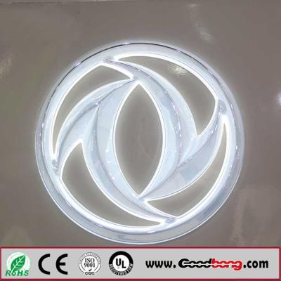 China custom shape acrylic 3D LED auto emblem for 4s shop for sale