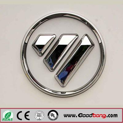 China professional custom shape 3D metal auto emblems car logo for sale