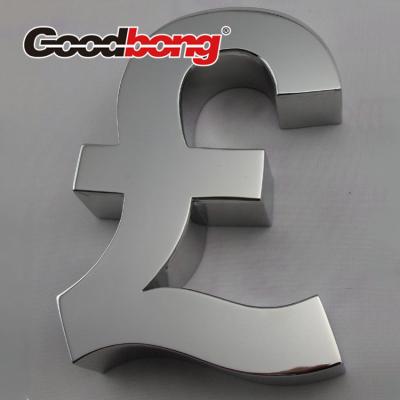 China Customized Polished Stainless Steel Letter for sale