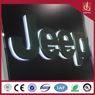 China Customized Laser Cut 3D LED backlit acrylic letters sign for sale