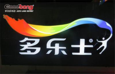 China Colorful blister silk-screen outdoor vacuum Plastic Sign Letter for sale