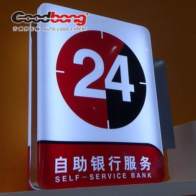 China Indoor & outdoor round graphic printed light box for sale