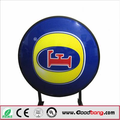 China Advertising Rotating Acrylic LED light box sign for brand shops for sale