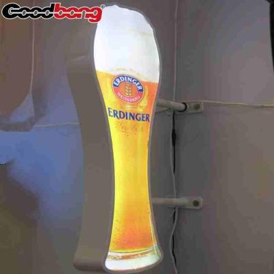 China Aluminium Frame Vacuum Forming LED Light box for Restaurant advertising for sale