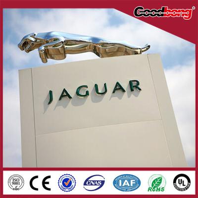 China outdoor waterproof buliding pylon car shop sign for sale