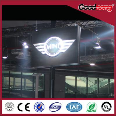 China LED Illuminated Thermoforming car logo Auto Signage for sale