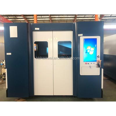 China High quality SERVOMOTOR exchange table laser cutter 2kw 3kw use fiber laser metal cutting machine double for sale