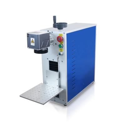 China 100*100MM 70*70MM 200*200MM Portable Small Laser Marking Machine 30W Metal Crafts Laser Marking Machine 300*300MM for sale