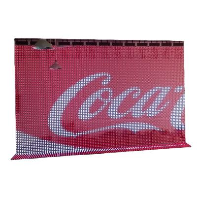 China Outdoor And Indoor Full Color LED Display Flexible LED Screen Mesh Curtain Led Screen for sale