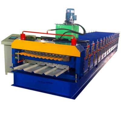 China Building Material Shops Chinese Factory Sales Double Layer Top Roll Forming Machine Steel Roof Sheet Machine for sale