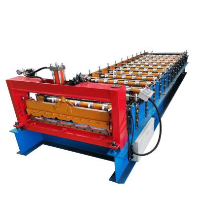 China Building Material Shops Metal Curving Roof Panel Roll Forming Machine Arched Aluminum Tile Forming Machine for sale