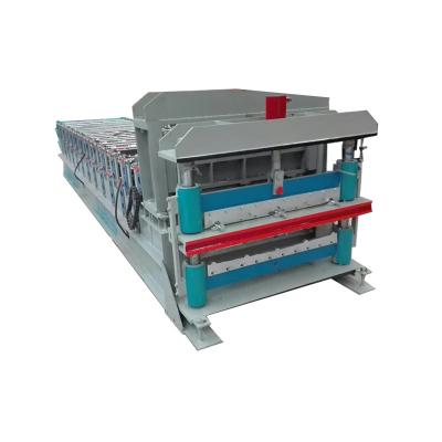 China WALL/ROOF Self Lock Customized Double Layer Steel Roofing Panel Roll Forming Machine For Sale for sale