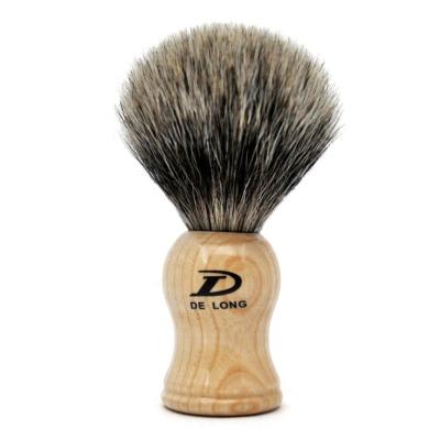 China High Grade Pure Hair Shaving Brush Mens Shaving Brush Gift 100% Hand Made Badger Wood Handle OEM/ODM for sale