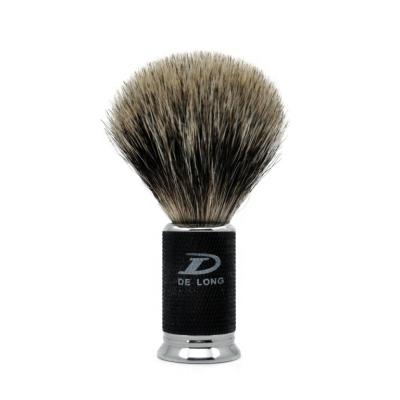 China High Grade Metal Hand Made Shaving Brush Men's Shaving Brush Gift 100% Pure Badger Hair Handle OEM/ODM for sale