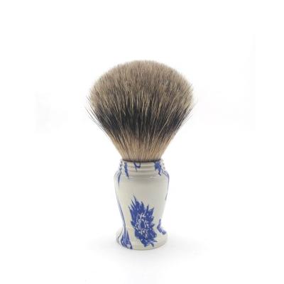 China High Grade Metal Hand Made Shaving Brush Mens Shaving Brush Best Gift Badger Hair Pure OEM/ODM Handle for sale