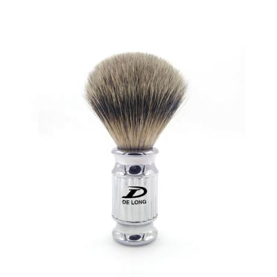 China High Grade Pure Shaving Brush Men's Shaving Brush Gift Best Badger Hair Chrome Handle OEM/ODM Hand Made for sale