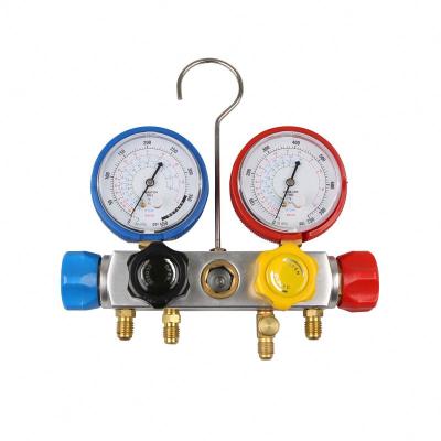 China miscellaneous pressure gauge for air conditioner parts double needle pressure gauge TP-536 for sale