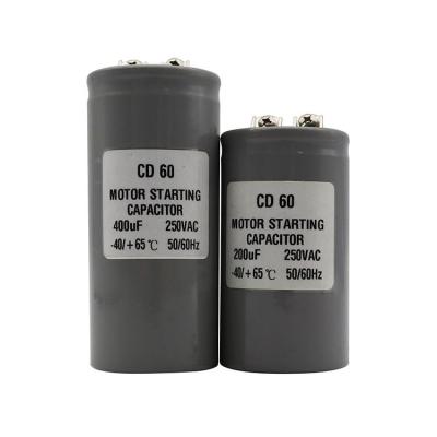 China AC Start Capacitor / Motor CD60 Series AC Motor Run Capacitor 250v 120uf for sale