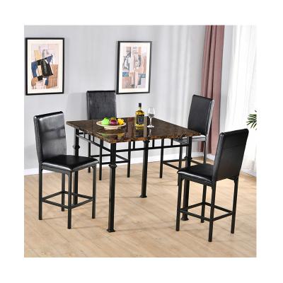 China Other dining table and chairs set cheap luxury contemporary restaurant furniture modern solid wood dining table set for sale